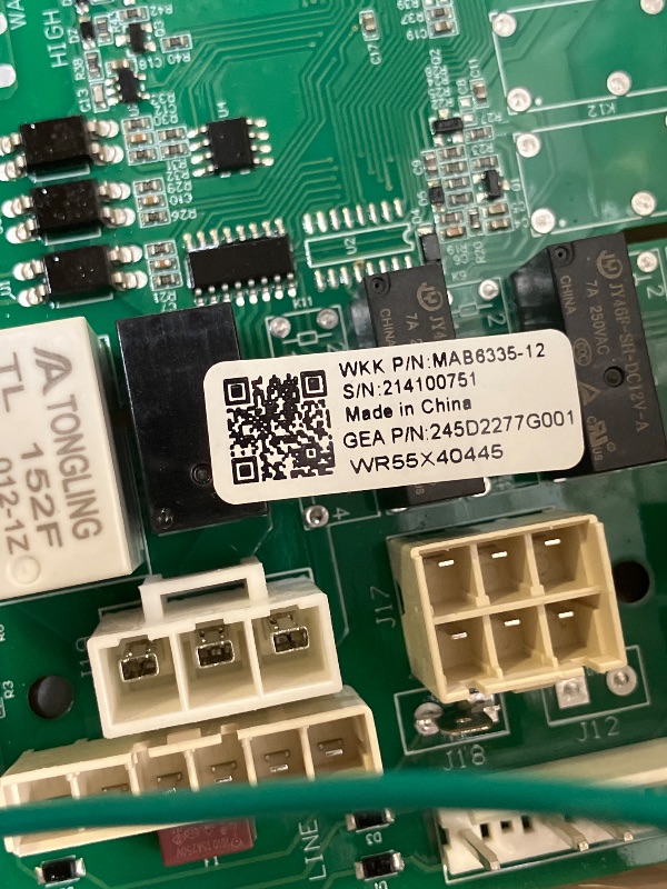 Photo 1 of ??? 245D2277 G001 Replacement Wr55x40445 Control Board in Factory Retail Box Compaible with Ge Refrigerator Control Board