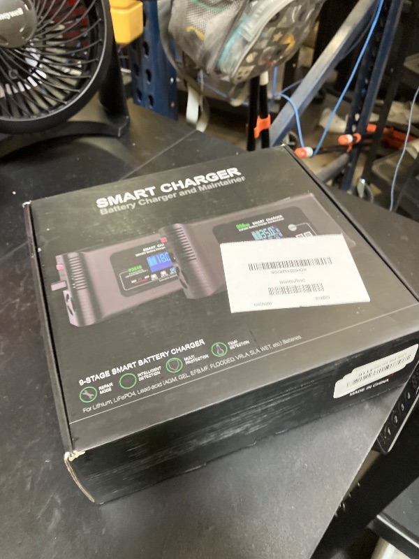 Photo 1 of HTRC 35-Amp Smart Charger, Car Battery Charger,Trickle Charger, 12V35A/24V18A,14.6V/29.2V,Lithium,LiFePO4,Lead-Acid AGM/Gel/SLA..Battery Charger, PortableMaintainer/deep Cycle Charger and Desulfator