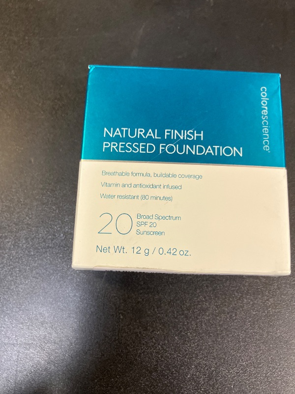 Photo 1 of Colorescience Natural Finish Pressed Foundation SPF 20, Tan Natural