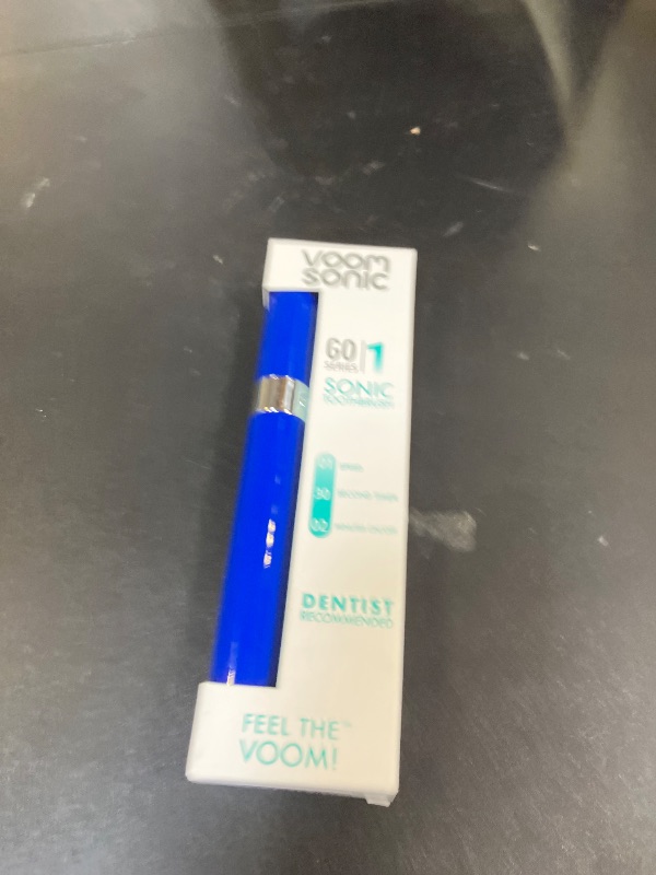 Photo 1 of Voom Sonic Go 1 Series Travel Electric Toothbrush | Travel Toothbrushes - Battery Operated Toothbrush for Adults & Kids, Dentist Recommended Toothbrush, Portable w/ 2 Minute Timer (Royal Blue)