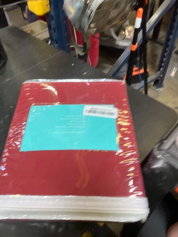 Photo 1 of DREAMCARE Twin XL Fitted Sheet - Extra Deep Pocket Fitted Sheet - Fits up to 21 inch Mattress - Deep Pocket Twin XL Sheets - Hotel Luxury - Oeko-Tex Certified Sheets - 1 Fitted Sheet Only (Burgundy)