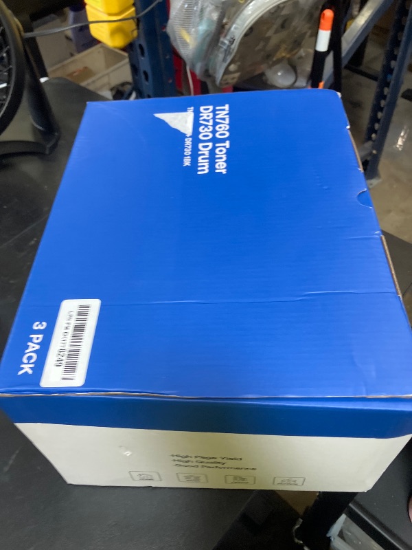 Photo 1 of TN760 Toner Cartridge and DR730 Drum Unit Replacement for Brother TN 760 TN-760 TN730 DR-730 to use with MFC-L2710DW MFC-L2750DW HL-L2370DW DCP-L2550DW Printer (2 Toners, 1 Drum Unit, 3 Pack)