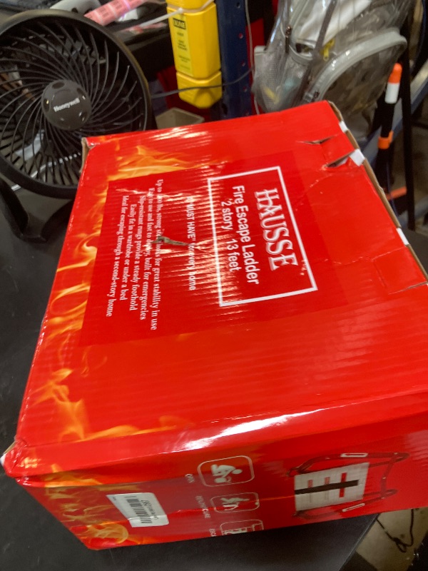 Photo 1 of Hausse Retractable 2 Story Fire Escape Ladder, 13 Feet