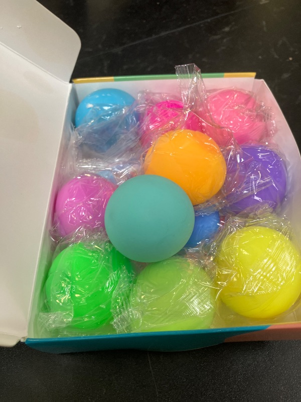 Photo 1 of 12 Pack Slow Rising Stress Ball,Stress Balls for Kids Adults,Stretchy Fidget Toys for Stress Relief,Hand Therapy Sensory Squishy Ball, Squishy Toys for Kids, Classroom Prize Box Party Favors