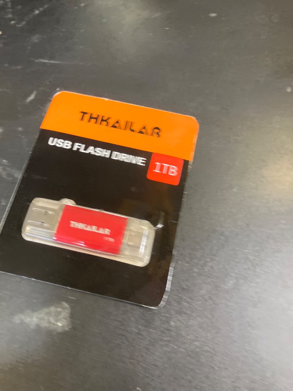 Photo 1 of Thkailar 1TB USB C Flash Drive for MacBook and Android Phones,Thumb Drive with USB A and USB C for PC,Laptop,Portable External Storage for Pictures,Videos and Music