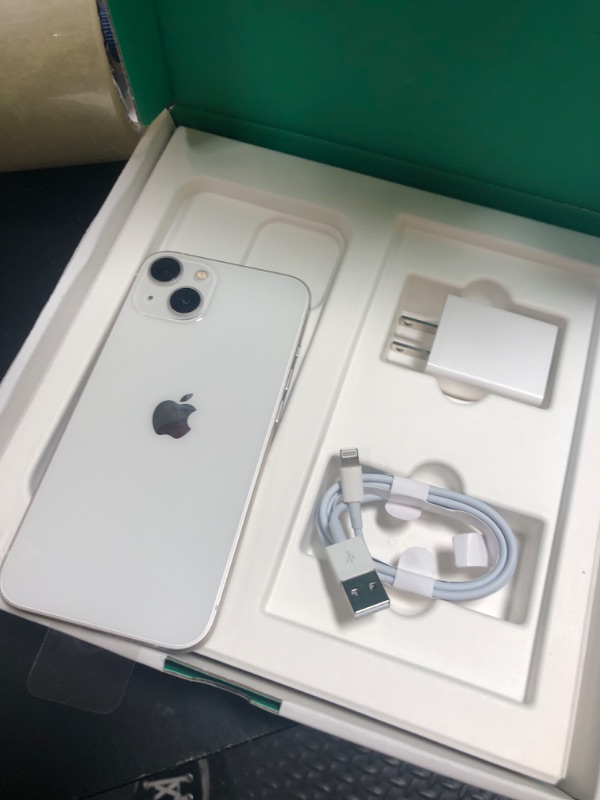 Photo 1 of Apple iPhone 13, 256GB, Starlight - Unlocked (Renewed Premium)