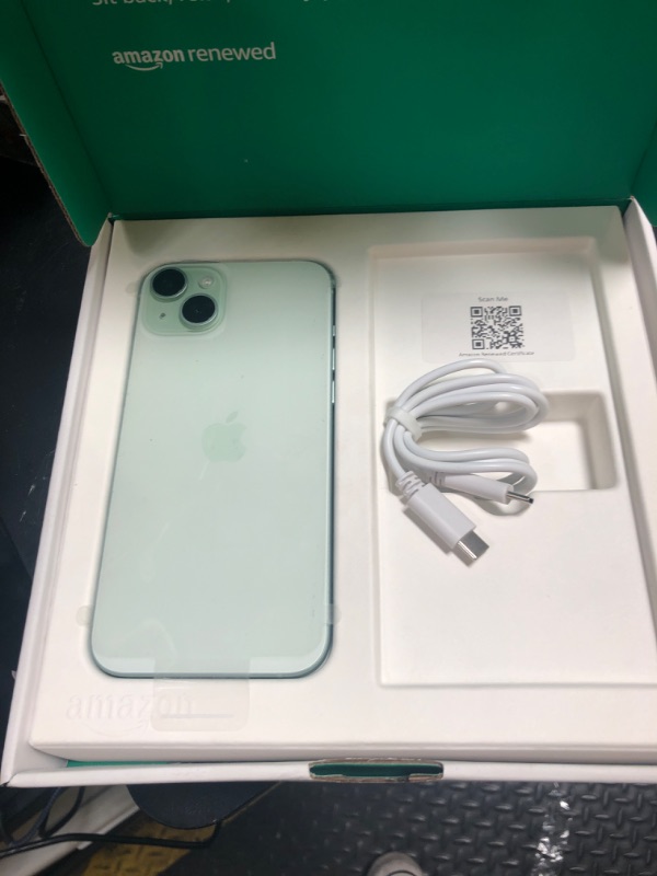 Photo 1 of Apple iPhone 15 Plus, 512GB, Green - Unlocked (Renewed Premium)