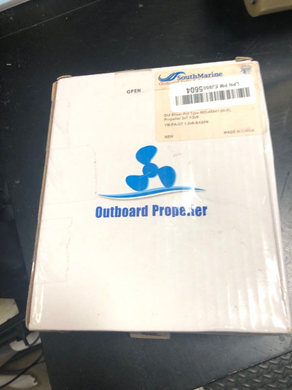 Photo 1 of Boat Engine Old Shear Pin Type 6E0-45941-00-EL Propeller 3x7 1/2x8 for Yamaha Outboard 4HP 5HP Marine 2/4-stroke Motor