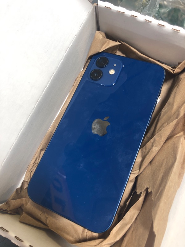 Photo 1 of Apple iPhone 12, 128GB, Blue - Fully Unlocked (Renewed)
