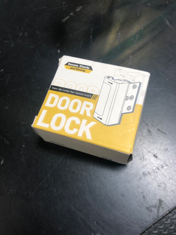 Photo 1 of Home Security Door Reinforcement Lock: Metal Front Door Locks for Kids Safety, Child Proof Door Latch for Top of Door Inside, Extra Flip Lock Withstand 800 lbs, Upgraded Deadbolt Lock Home Defender