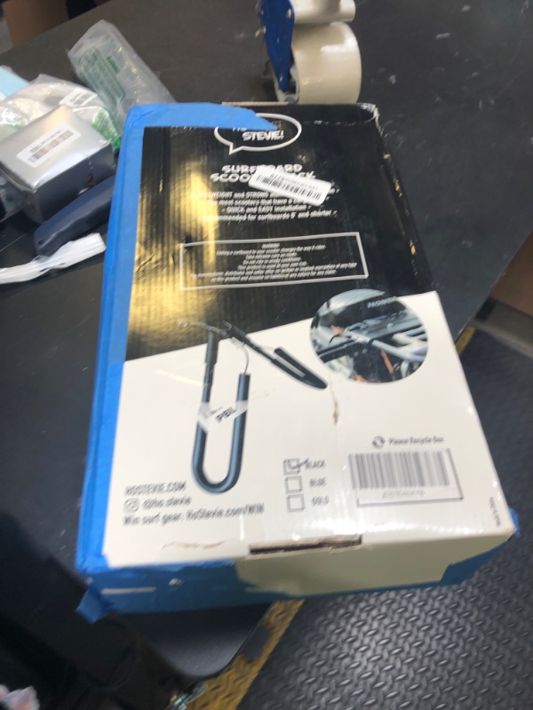 Photo 1 of Scooter/Moped/eBike Surfboard Rack - Easy Install for Most Scooters - Less Gas, Easy Parking - for Surf Boards 8 Feet or Shorter
