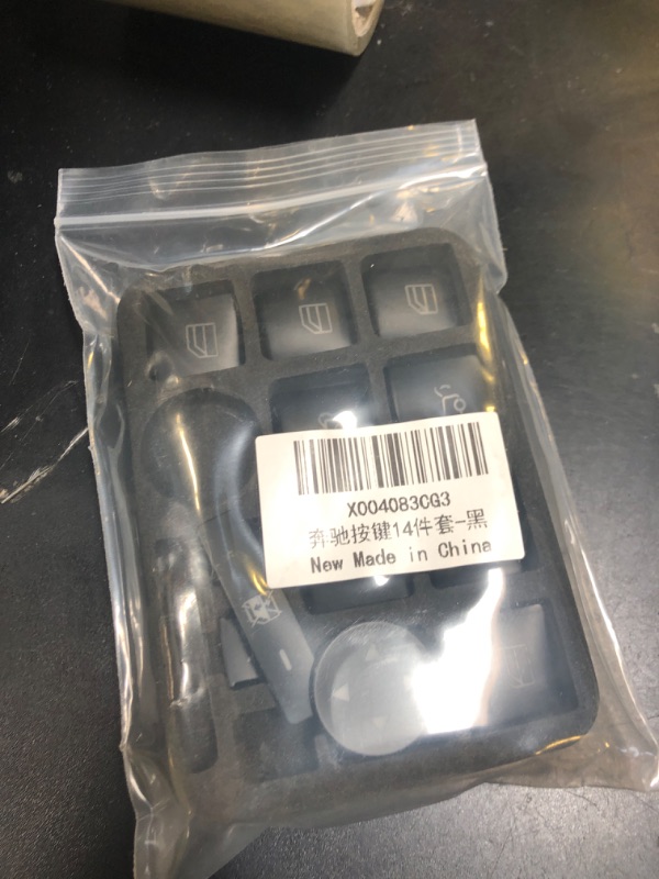 Photo 1 of Moonlinks Inner Door Power Window Switch Button Covers Trim Sticker Replacement Compatible with Mercedes Benz A B C E G GLA CLA GLK GL ML GLE Class W204 W212 W246 W166 X166 X204 Tesla Modle X S 14 PCS