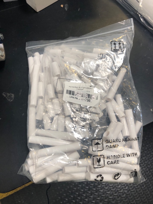 Photo 1 of BENECREAT 60 Pcs 5ml Mini Spray Bottles, Plastic Travel Spray Bottles, White Perfume Refillable Bottles, Portable Fine Mist Spray Bottles with 2 Pcs Funnel Hoppers 6 Pcs Droppers 2 Pcs Pumps