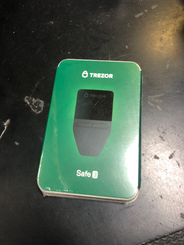 Photo 1 of Trezor Safe 3 - Passphrase & Secure Element Protected Crypto Hardware Wallet - Buy, Store, Manage Digital Assets Simply and Safely (Stellar Silver)