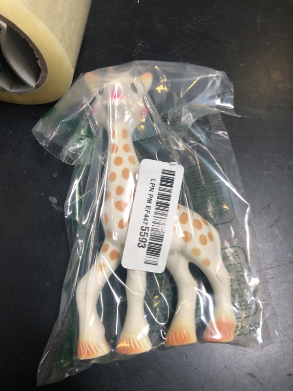 Photo 1 of Sophie la girafe | Handcrafted for 60 Years in France | 100% Natural Rubber | Designed for Teething Babies | Awaken All 5 Senses | Easy to Clean | Pack of 1