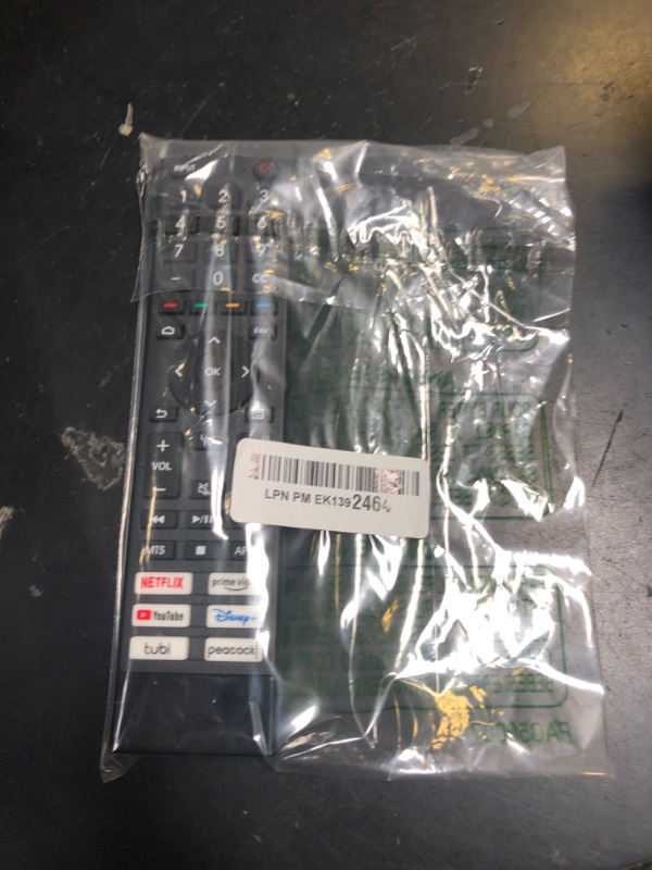 Photo 1 of for Hisense TV Remote Replacement, for Hisense Universal Remote, for Google 4K UHD Series Smart TV 65U8H 75U8H 50U6H 55U6H 65U6H 75U6H 43A6H 50A6H 55A6H 55U6K 65U7K 55U8K.