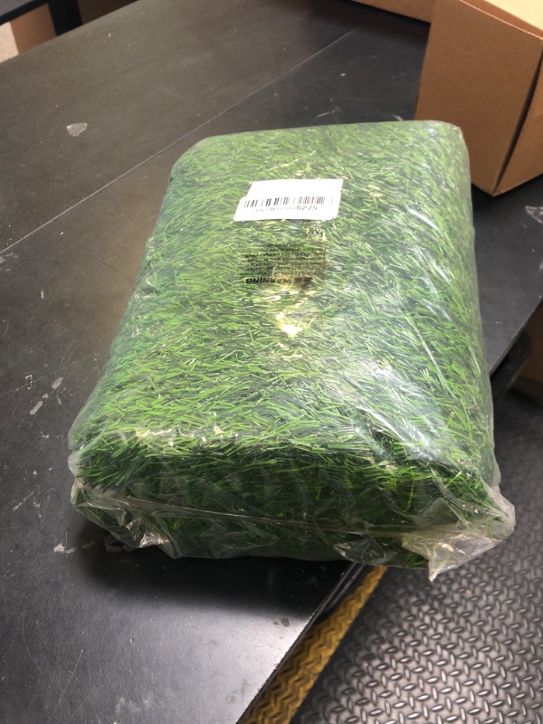 Photo 1 of Pad For Dogs 39.3 x 31.5 inches Strong Absorbency Soft Artificial Grass for Pets Potty Training, Easy to Clean Fake Grass for Dog Indoor Outdoor Use(1 Pack)