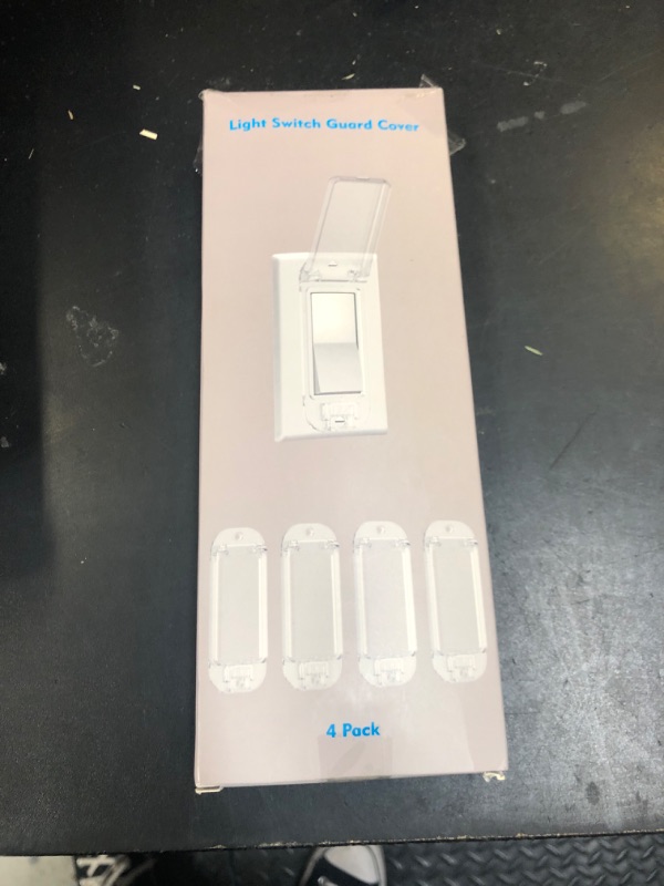 Photo 1 of 4 Light Switch Guard Cover, Baby Proof Wall Switch Cover Guard for Rocker Light Switch Protects Your Lights or Circuits from Being Accidentally Turned On or Off