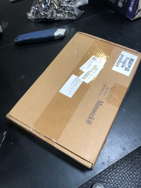 Photo 1 of Meooeck 60 Pcs Colored Acrylic Gem Cubes Blocks Translucent Rainbow Building Cubes Educational Sensory Train Light Stacking Table Toys with Wooden Storage Boxes for Toddler Perschool Kids Montessori