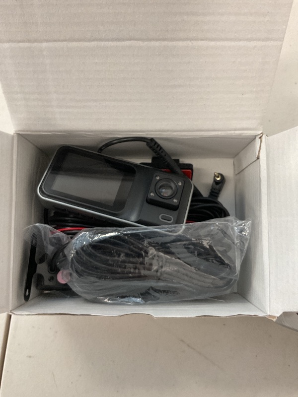 Photo 1 of 4K 3 Channel Dash Cam with 64GB Card, 4K+1080P+1440P Dash Cam Front and Rear Inside, Dash Camera for Cars with Super Night Vision, Loop Recording, Motion Detection, 24H Parking Mode