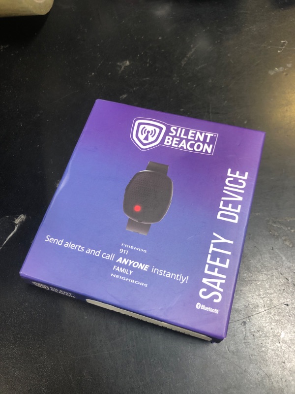 Photo 1 of Silent Beacon (Gen 2) Panic Button Safety Device: Bluetooth-to-App, 2-Way Phone Calls, Text & Email Alerts, Speaker & Microphone, for Offices, Rechargeable, Key Finder, Wearable, 5 Alert Modes.