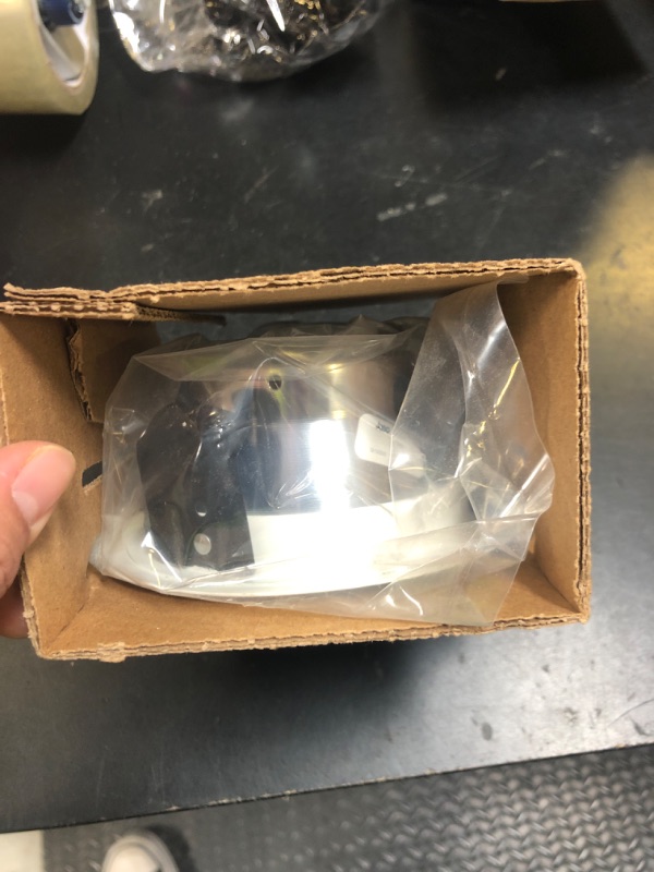 Photo 1 of Juno Lighting 17 CWH Halogen Recessed Cone trim, 50 watts, 4 Inch, Unfinished, Clear Alzak with White Trim