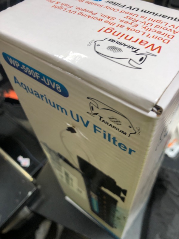 Photo 1 of Aquarium U-V Filter 290GPH w/ Scientific Timer for 40-150 Gallon Fish Turtle Tank Internal Filter Bio Sponge Submersible Power Pump w/ Aeration Deodorization Saltwater Freshwater Green Clean Machine