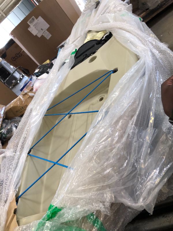 Photo 1 of Perception Kayaks Pescador 12 | Sit on Top Fishing Kayak with Front Storage Well | Large Rear Storage and Dual Rod Holders | 12' | Fossil Tan