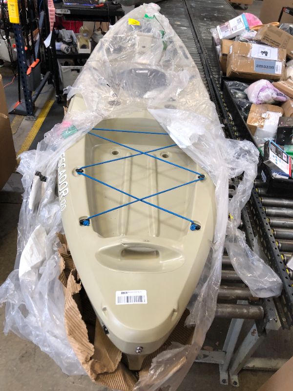 Photo 1 of Perception Kayaks Pescador 12 | Sit on Top Fishing Kayak with Front Storage Well | Large Rear Storage and Dual Rod Holders | 12' | Fossil Tan