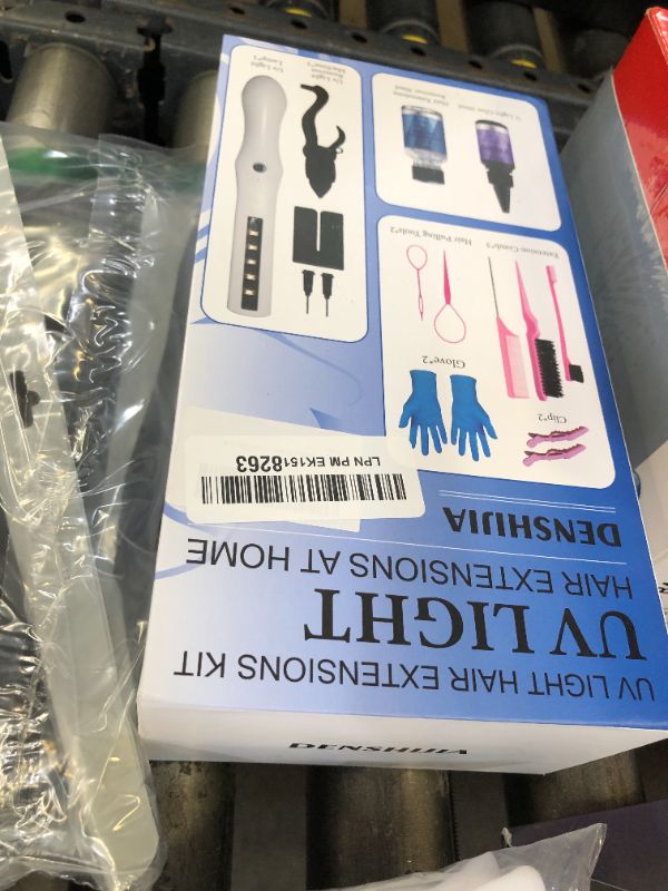 Photo 1 of Uv Light Hair Extensions Kit for Women – Seamless Blending, New Patented Design Easy Application, Long-Lasting & Reusable Extensions for Instant Volume & Professional Results at Home