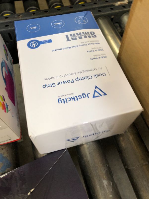 Photo 1 of Desk Clamp Power Strip USB C,Desktop Mount Surge Protector,40W Fast Charging Station,2 PD 20W USB C Ports,3 Outlets,Desk Edge Power Strip for Home,Office,Fit 1.96" Tabletop Edge,ETL Listed