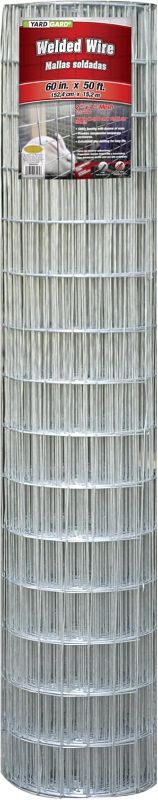 Photo 1 of YARDGARD Welded Wire 2X4 Inch Mesh 60 Inch X 50 Foot 12.5 Gauge Galvanized Steel Wire Fence Ideal for Animal Enclosures, Cage Wire, Property Protection, Garden Fence, Rabbit Fence, and Utility Fence
