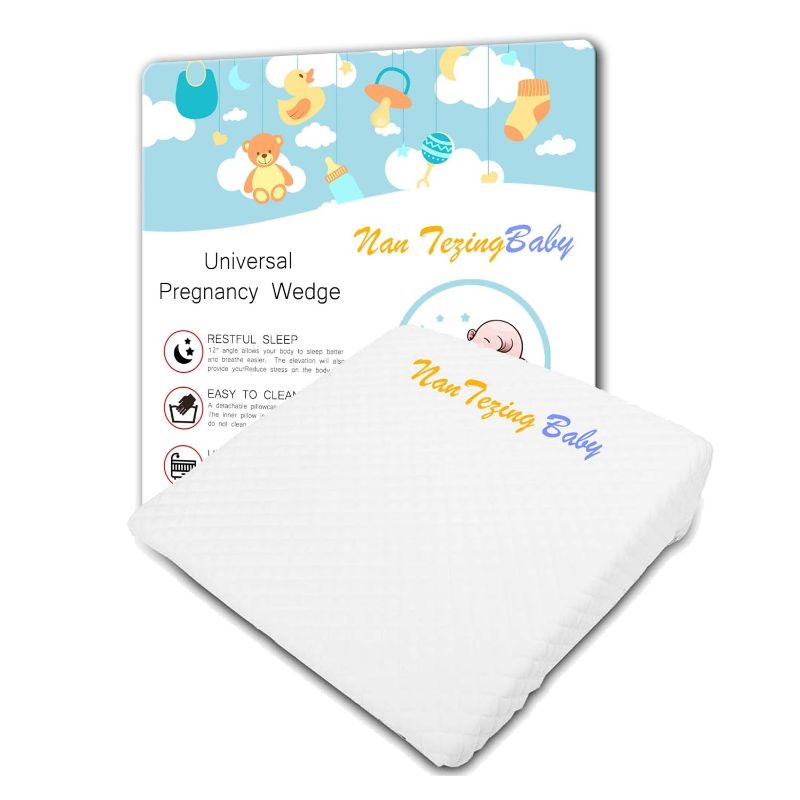 Photo 1 of Pregnancy Wedge Pillow,13.3 x 12.5 x 2.7 inches with Removeable Cover
