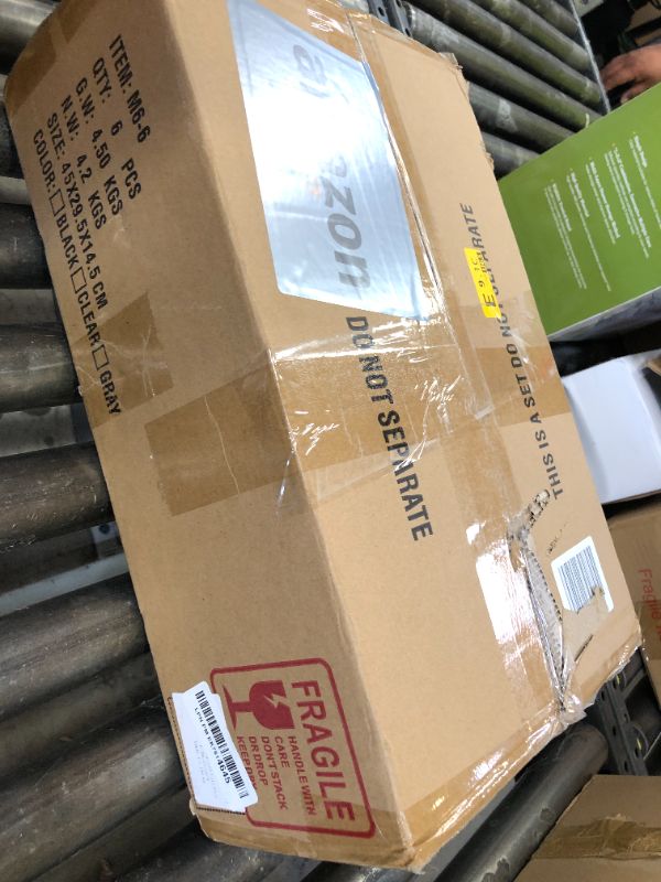 Photo 1 of Freebat 6 Pack Closet Organizers and Storage,Clear Stackable Plastic Storage Bins with Lids Magnetic Doors,Clothes Organizers and Storage,Plastic Craft Containers for Wardrobe Kitchen Bathroom Office