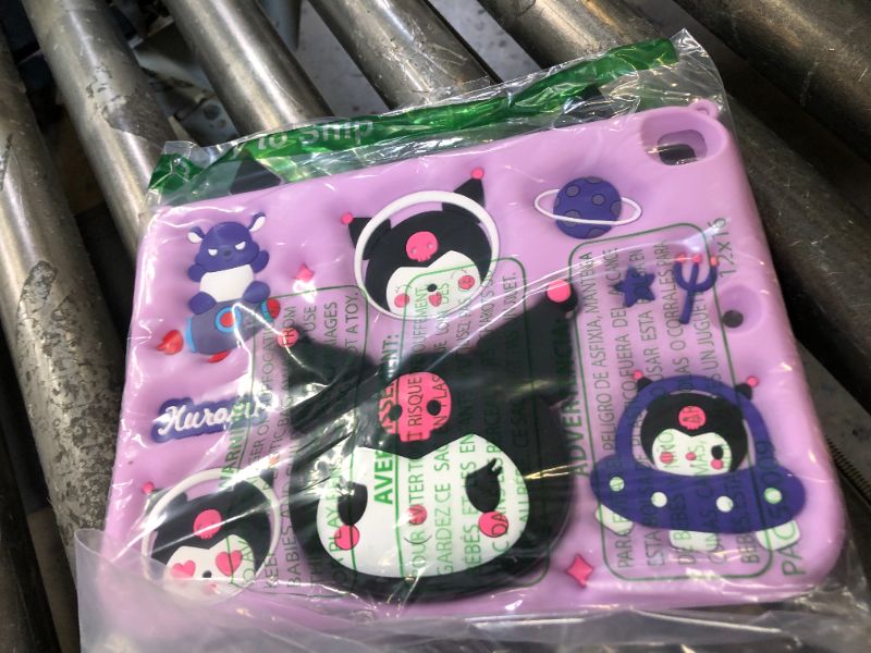 Photo 1 of Cartoon Case for iPad Pro 10.5"/ iPad Air 3?MONEHOYSY Cute Soft Silicone Kickstand [Drop Proof,Shock Proof,Anti Slip] Back Stand Cover Case for Kids Children Teens Girls Boys (Kurom-1)