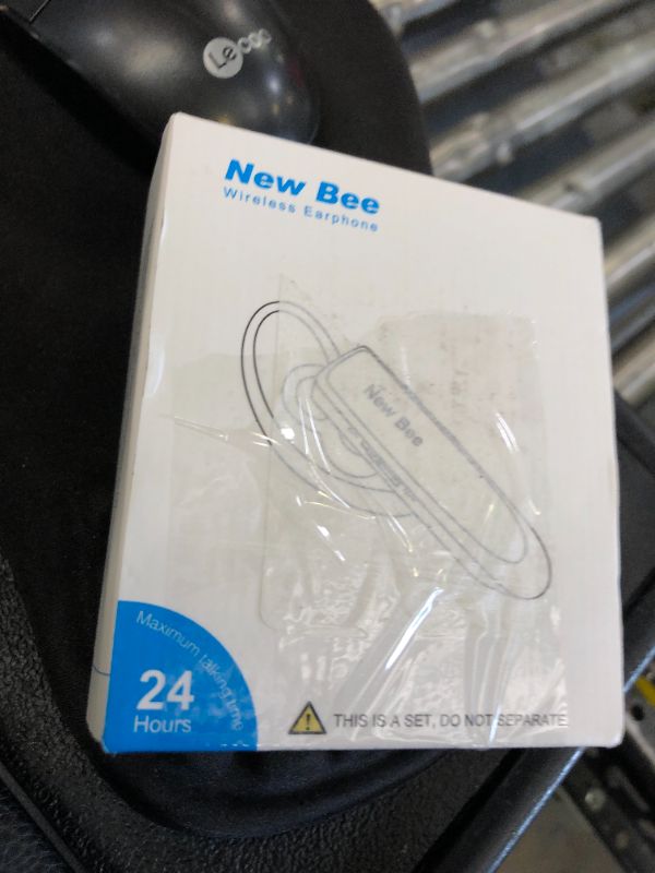 Photo 1 of [2 Pack] Bluetooth Earpiece Wireless Handsfree Headset V5.0 24 Hrs Driving with Mic 60 Days Standby Bluetooth Headset for iPhone Android Samsung Driver