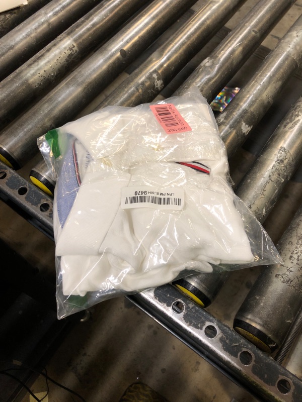 Photo 1 of Tommy Hilfiger Mens Short Sleeve Moisture Wicking Stretch with Quick Dry + Uv Protection Polo Shirt, Fresh White, Small US