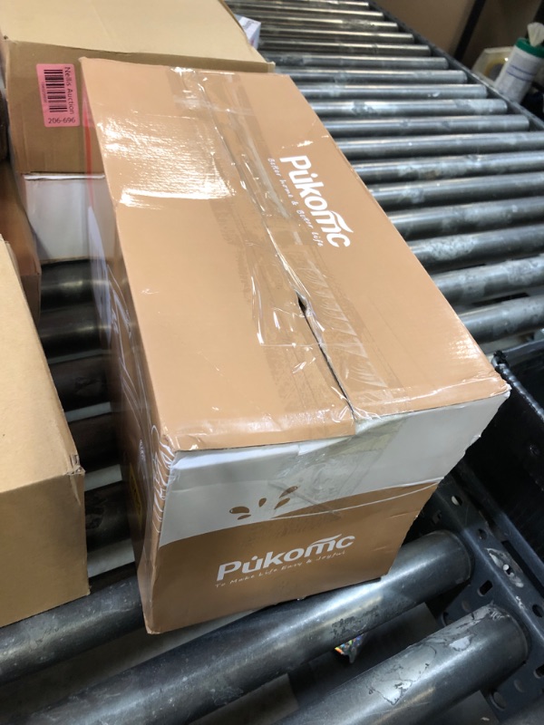 Photo 1 of Pukomc Deep Fryer 3 Liter Capacity,1500W Oil Fryer with Adjustable Temperature,Viewing Window,Detachable Frying Basket,Made of Stainless Steel Material and Easy to Clean
