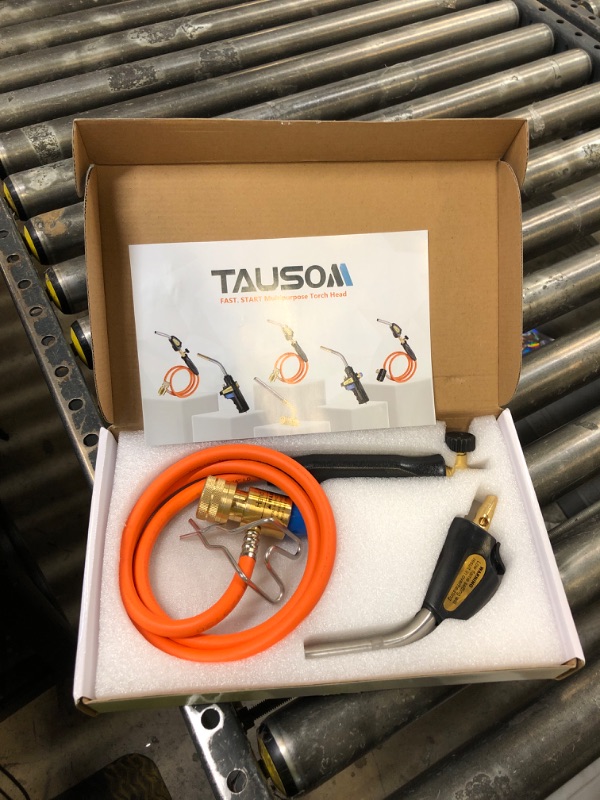Photo 1 of TAUSOM Propane Torch Hose Kit, Mapp Gas Torch Heat 3600? Map Gas Torch Kit Trigger Start & Flame Adjustment, Soldering Welding Torch Fuel by MAPP, Map/Pro,Propane(Includes Cylinder Clip)