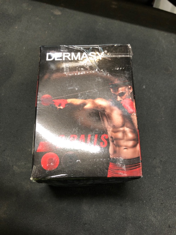 Photo 1 of Dermasy Upgraded Boxing Reflex Ball, Training Ball with Headband Perfect for Reaction, Punching Speed, Fight Skill, Fitness, Newst Boxing Equipment for Adult and Kids (2 Balls)