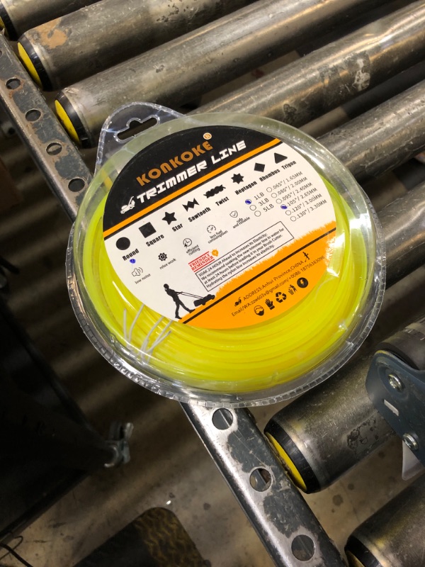Photo 1 of 105 trimmer line,105 trimmer line heavy duty,1 Pounds Commercial 2.65mm/.105" Weed Eater String, Round trimmer line .105 Inch yellow Commercial Trimmer Line Heavy-Duty Professional (1LB .105 Round)
