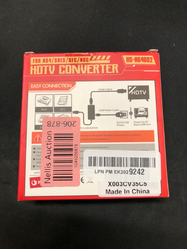 Photo 1 of Hgowixx HDMI Adapter for N64/ Game Cube/SNES