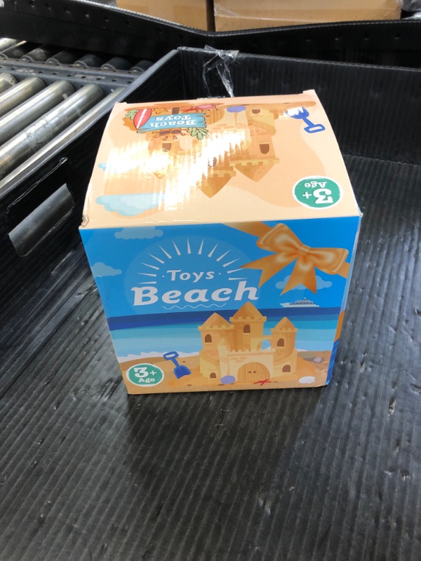 Photo 1 of FUSPWEAO Beach Toys Sand Toys for Kids, Sand Castle Toys with Castle Bucket, Sand Molds, Shovel and Rake, Sandbox Toy for Toddlers 1-3 4 5 6 7 8 9 10 12, Beach Summer Accessories for Kids