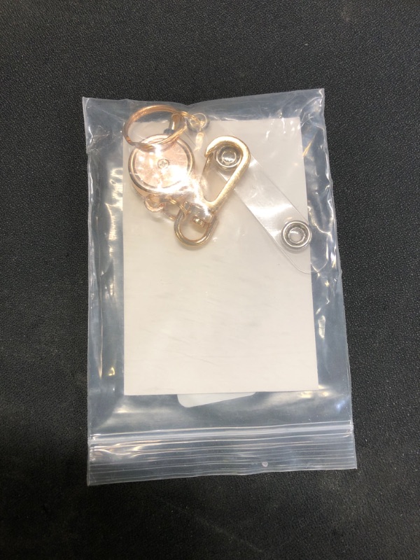 Photo 1 of JCBIZ 1PCS Retractable Key Chain with Hook Zinc Alloy High Resilient Anti-lose Stretch Key Ring Holder Tool Telescopic Rope Gold
