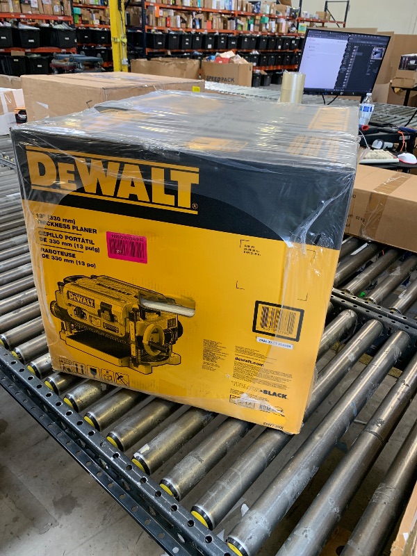 Photo 1 of DEWALT Thickness Planer, Two Speed, 13-inch, 15 Amp, 20,000 RPM Motor (DW735X)