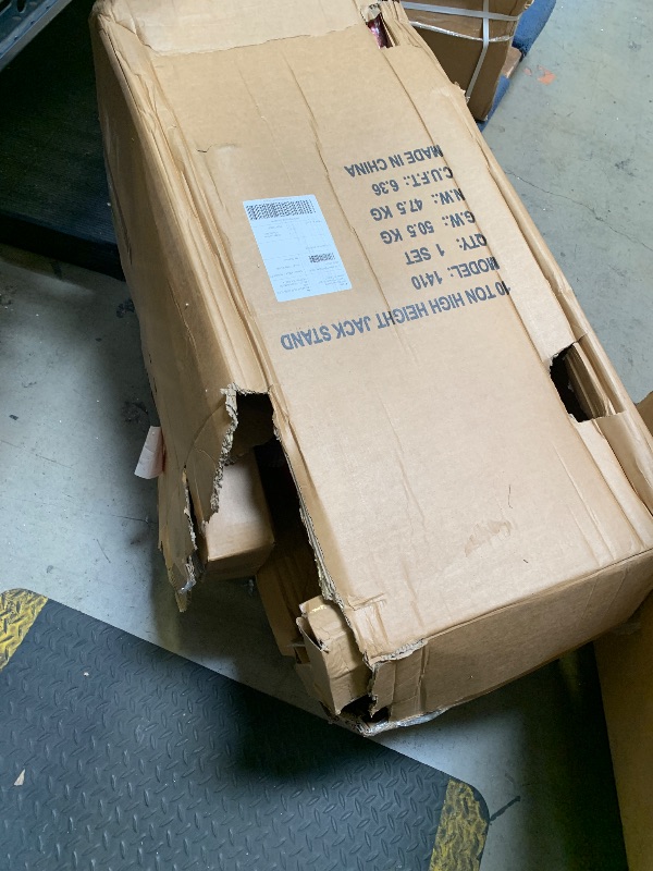 Photo 1 of Sunex 1410 10-Ton, High Height, Pin Type, Jack Stands, Pair