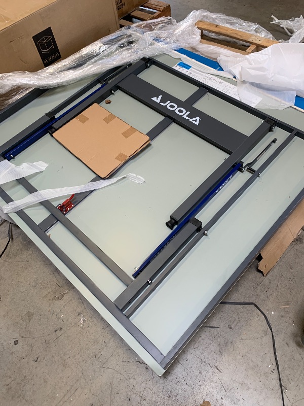 Photo 1 of JOOLA NOVA Outdoor Ping Pong Table with Waterproof Table Tennis Net Set - Quick Assembly - All Weather Aluminum Composite Surface - Tournament Quality - Indoor & Outdoor Compatible