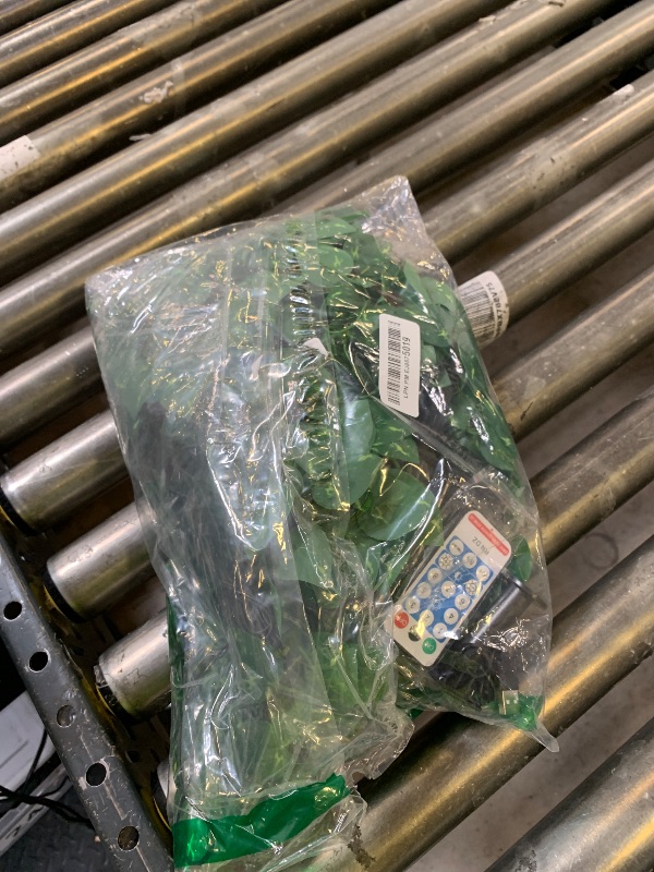 Photo 1 of Vroxue Solar Vine String Lights, Solar Outdoor Lights& USB Indoor Lights with Ivy, 84Ft 240 LED 8 Modes Artificial Ivy Leaf Solar Plant Vine Lights for Wedding Garden Fence Wall Hanging Room Decor