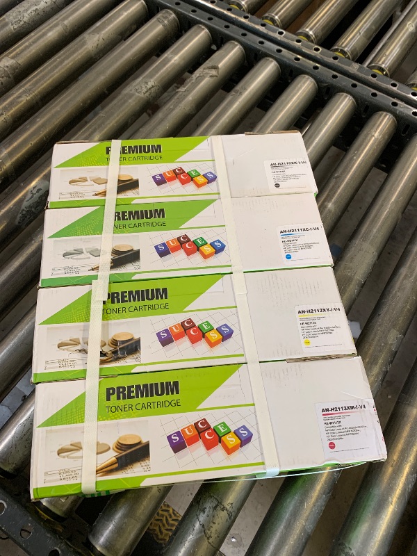 Photo 1 of 206X Toner Cartridges High Yield 4 Pack Compatible for HP 206X 206A Set for HP Color Laserjet Pro M255dw M255nw MFP M283fdw M283cdw M282nw M283fdn Printer(Black/Cyan/Yellow/Magenta)