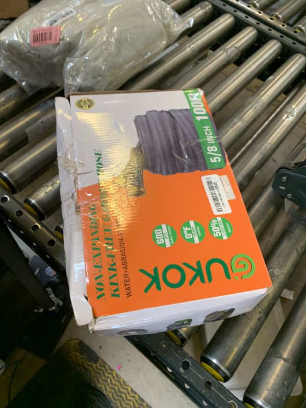 Photo 1 of GUKOK 2025 Upgraded 100FT Non-Expanding Garden Hose, Ultra-Light & Flexible Water Hose - Burst-Resistant, Kink-Free, High-Pressure, All-Weather Use for Lawns, Gardens, and Outdoor Cleaning